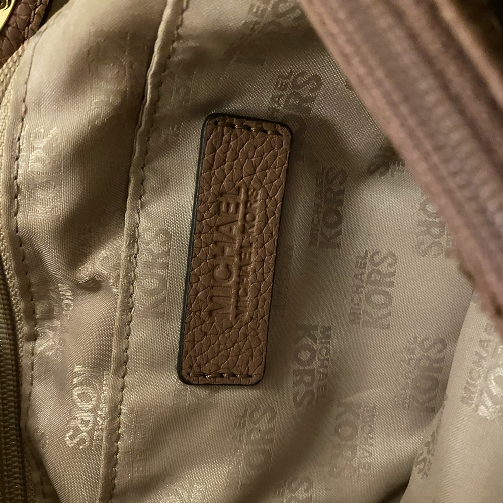 Michael Kors Dusty Rose Leather Tote Bag - Picture 5 of 8